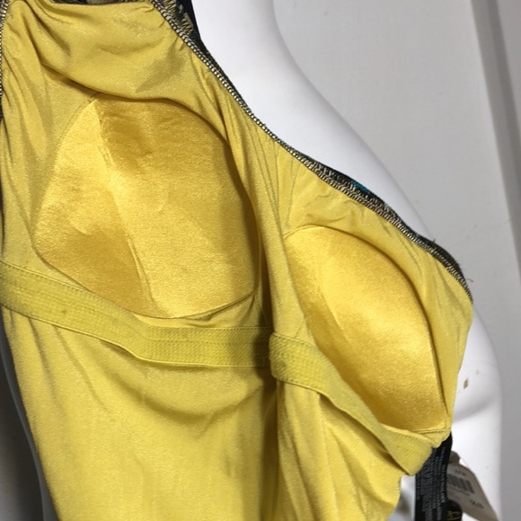 Nordstrom A. CHE‎ Into The Wild One Shoulder Leopard Swimsuit Swim Bathing Suit - Picture 14 of 16